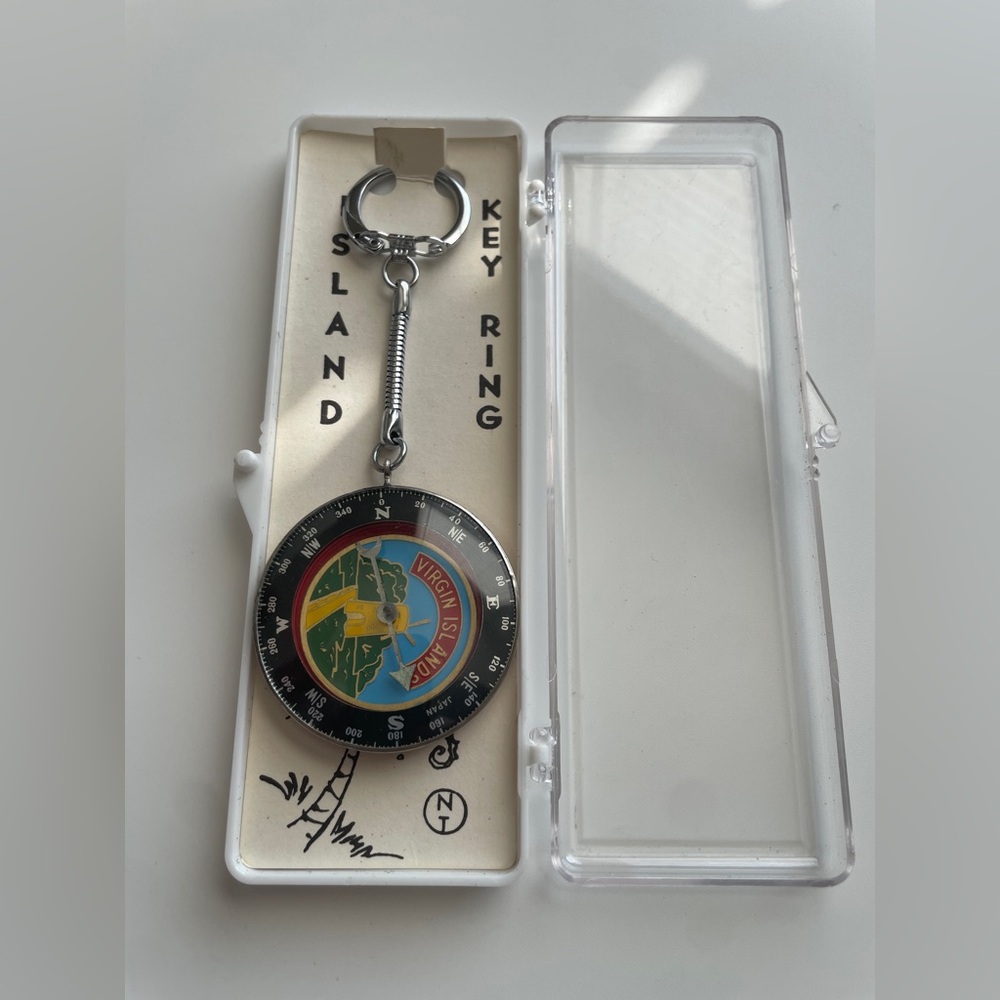 Vtg. Virgin Islands Keychain